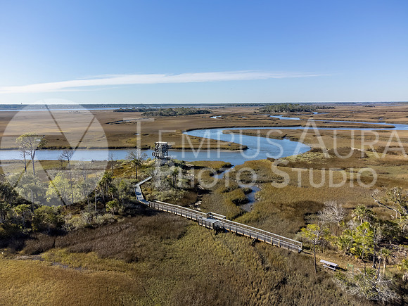 Drone Photography of Observation Tower at Guana River WMA