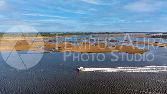 Aerial View Tolomato River