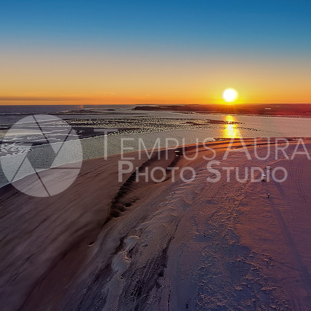 High Above the Beach - Sunset