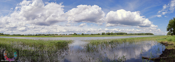 Vue de l'Ile Lafontaine (Gauche) et de l'Ile Dufault (Droite) depuis l'ile Grosbois
