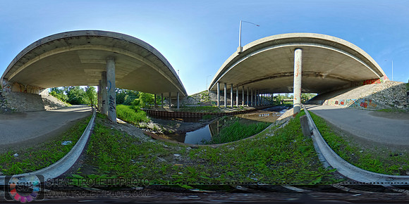 Under the overpass