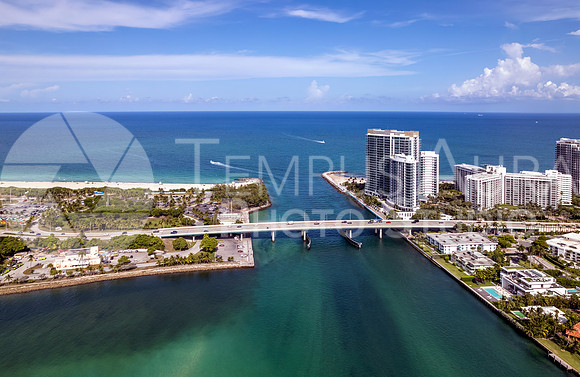 East Aerial View of Haulover Inlet