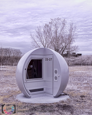 Pod in a field pods - Infrared