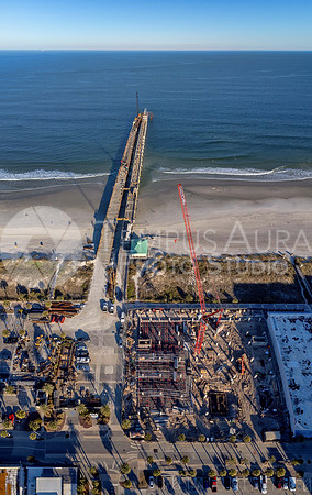 JAX Beach Pier Construction Dec 2021