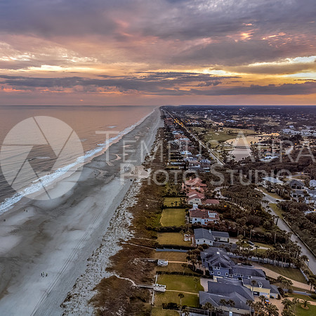 Ponte Vedra Beach Sunset Looking South