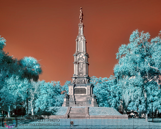 Forsyth Park, Civil War Monument- IR