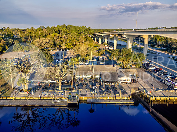 Aerial Palm Valley Outdoors Bar & Grill