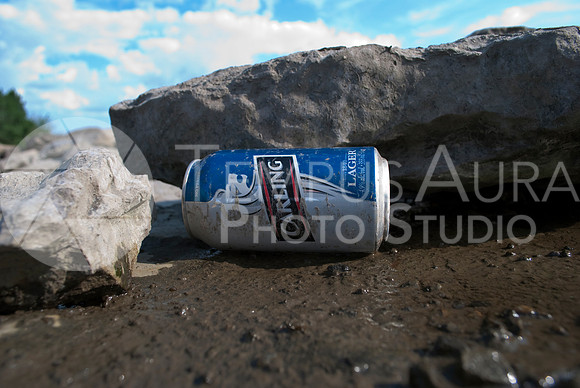 Carling Beer Can / Cannette de bière Carling - Litter / Déchets - Île-de-la-Visitation