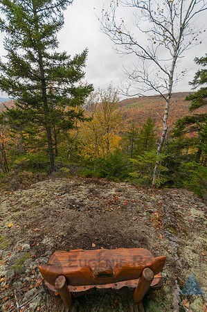 Seat on a mountain