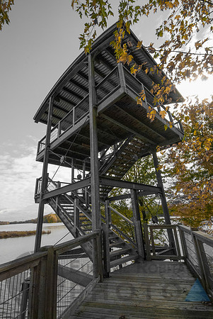 Lookout in autumn
