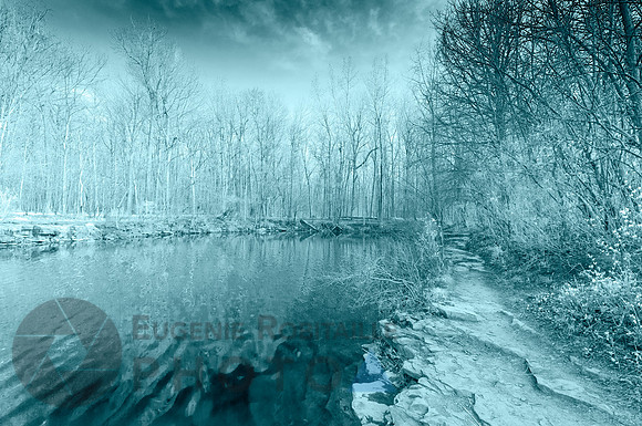 Blue lake