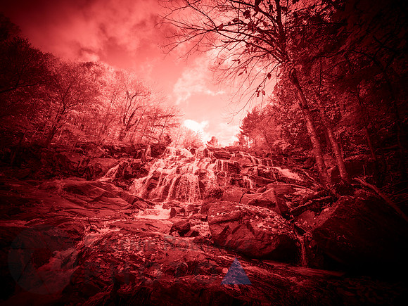 Bloody waterflal