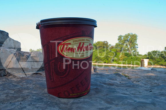 Litter - Tim Hortons Coffee Cup / Déchets - Tasse de café Tim Hortons - DSC-9580